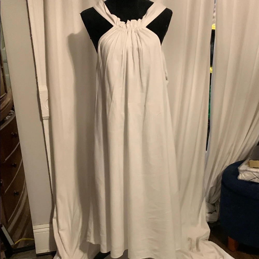 Banana Republic White Halter Sundress - Picture 8 of 11